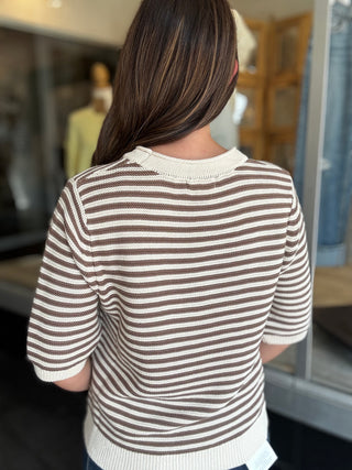 Coffeehouse Stripe Knit