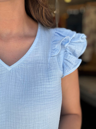 Aruba Blue Ruffle