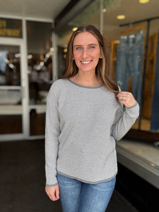 Charcoal Sketch Sweater