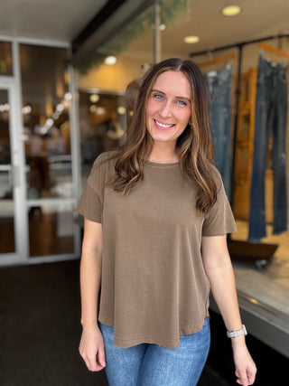 Brown Essential Tee