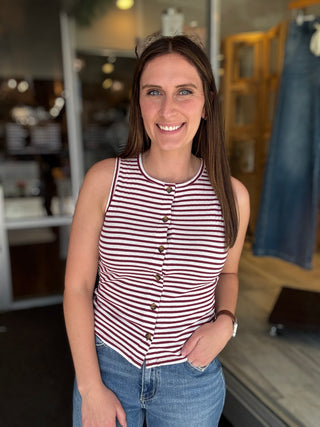 Dark Red Stripes