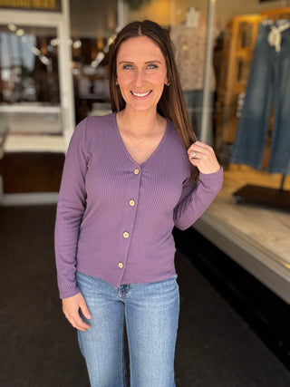 Felicity Purple Top