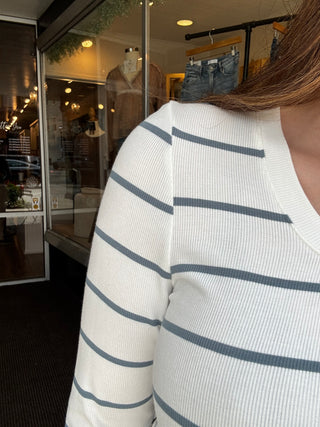 Lauren White Sage Top