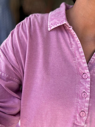 Cotton Candy Mineral Henley