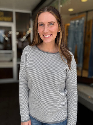 Charcoal Sketch Sweater