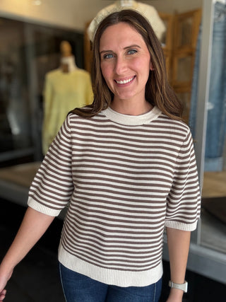 Coffeehouse Stripe Knit