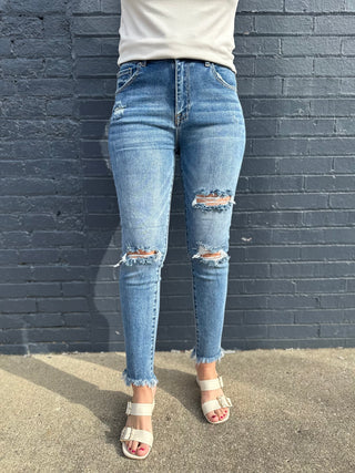 Sydney High Distressed Skinny