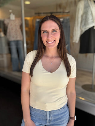 Banana Baby Ribbed Top