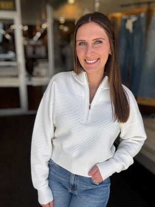 Lena White Pure Pullover