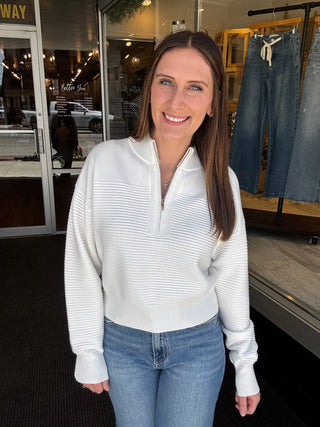 Lena White Pure Pullover