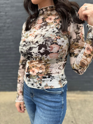 Mallory Stone Floral Mesh