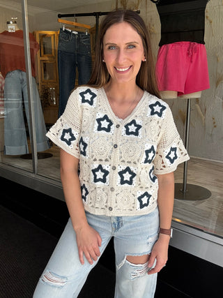 Tera Stars Cardigan