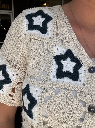 Tera Stars Cardigan