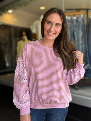 Pink Petals Pullover