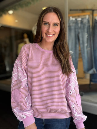 Pink Petals Pullover