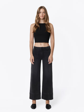Patch Pocket Wide Pintuck 28"