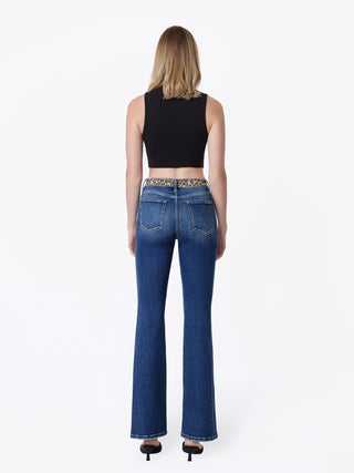 Leopard High Bootcut 32"