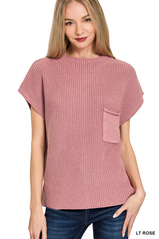 Rose Love Mock Neck
