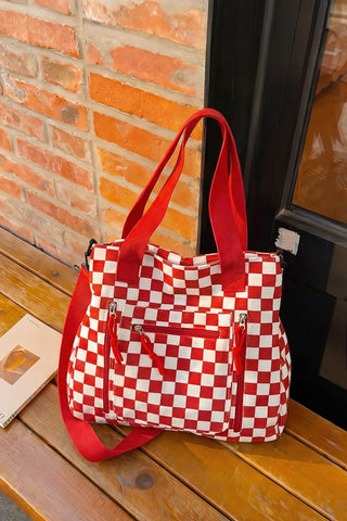 Checkmate Everyday Tote-Red