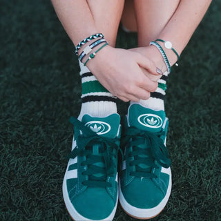 "Game Day" Green Hair Tie Bracelets