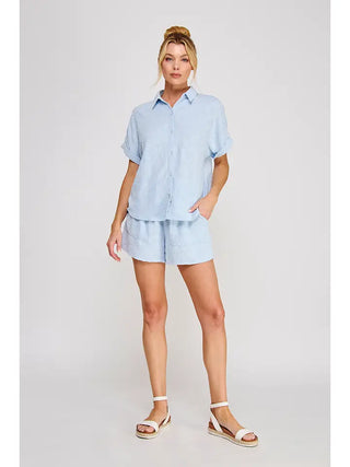 Ellen Breezy Sky Top
