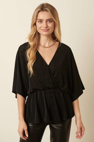 Fancy For You Black Blouse