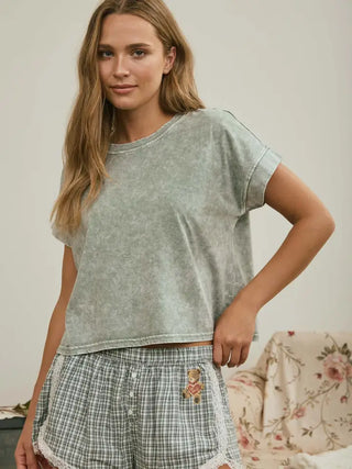 Easy Does It Mineral Wash Tee