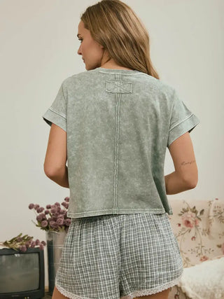Easy Does It Mineral Wash Tee