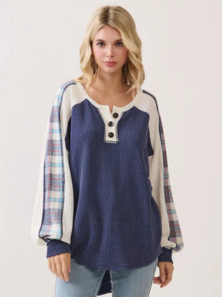 Forever Styled Blue Plaid