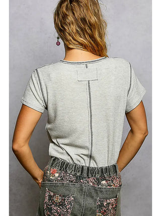 Pack To Go Grey Top