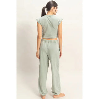 Off Duty Set-Sage Green