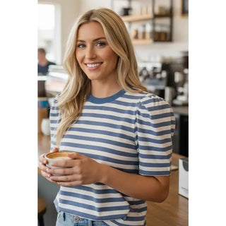 Holli Blue Stripes