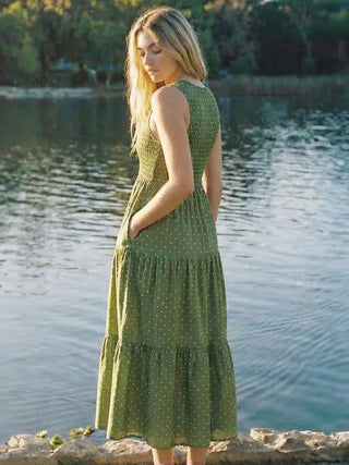 All For You Green Polka Dots