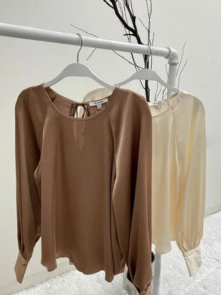 Elevated Khaki Satin