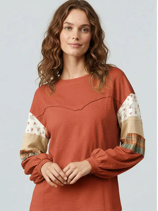 Kate Terracotta Top