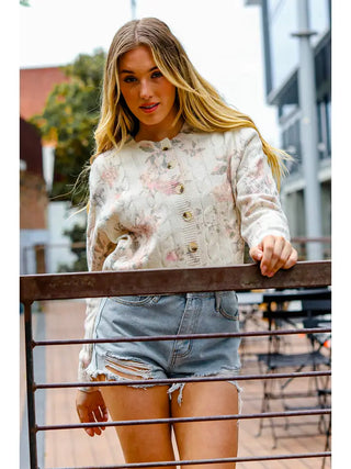 Cali Floral Sweater