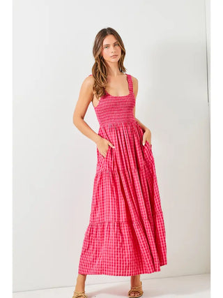 Fuschia Preppy Dress