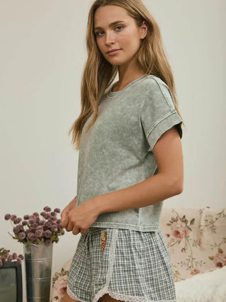 Easy Does It Mineral Wash Tee