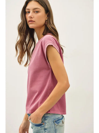 Mauve Over Tee