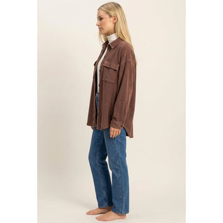 Cocoa Cabin Shacket