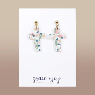 Pastel Floral Cross
