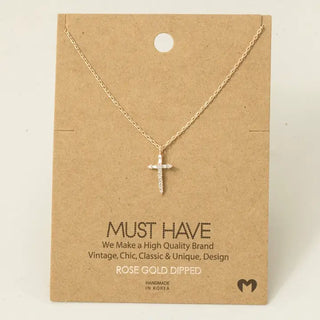 Cross Pendant Necklace
