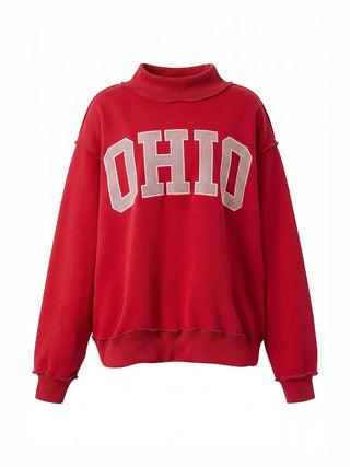 OH Varsity Mock Neck Sweatshirt