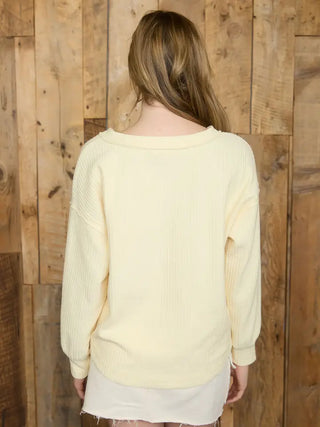 Vanilla Chai Henley Top