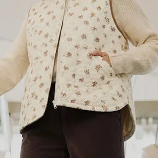 Wildflower Quilted Vest 🌸