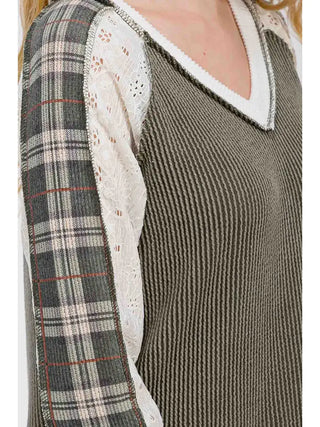 Festive Christmas Green Top
