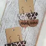 Leopard & Sapele Mama Earrings