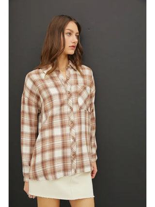 Styled Simple Mocha Plaid