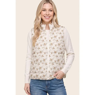 Happy Fall Cream Vest