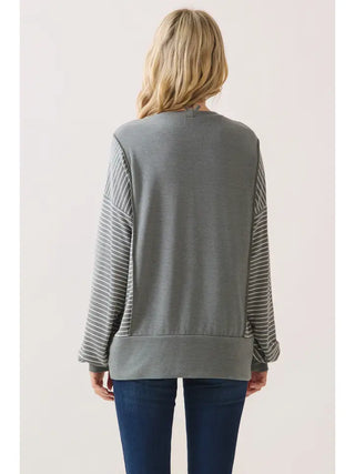 Perry Olive Oversized Pullover
